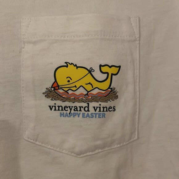 Vineyard Vines White Unisex Easter short sleeved t-shirt - Picture 3 of 6